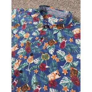 Tommy Bahama Mojito Bay Mens Hawaiian Shirt Floral Tiki Performance Tall 4XLT